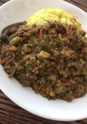 簡単混ぜただけキーマカレー！-レシピのメイン写真