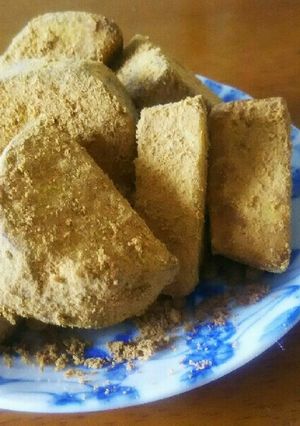 ポリ袋湯煎♥さつまいものきなこ和え-レシピのメイン写真