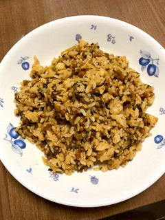 高菜&納豆のチャーハン-レシピのメイン写真