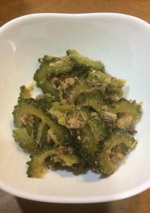 ゴーヤ鯖の味噌煮和え-レシピのメイン写真