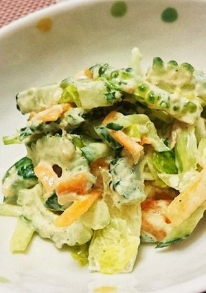 ゴーヤとシーチキンの野菜たっぷりサラダ-レシピのメイン写真