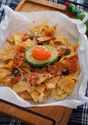 ツナ缶で簡単♪アボたまナチョス♪-レシピのメイン写真
