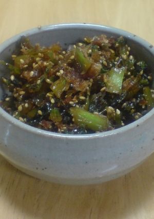 ご飯のお供に☆大根の葉の佃煮-レシピのメイン写真