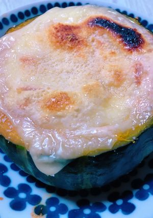 丸ごとカボチャグラタン-レシピのメイン写真