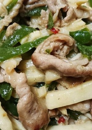 豚こま肉の青椒肉絲-レシピのメイン写真
