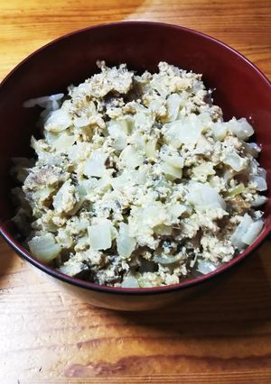 玉葱梅サバの他人丼-レシピのメイン写真