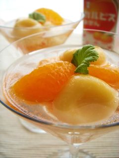 カルピス白玉のさわやかポンチ-レシピのメイン写真
