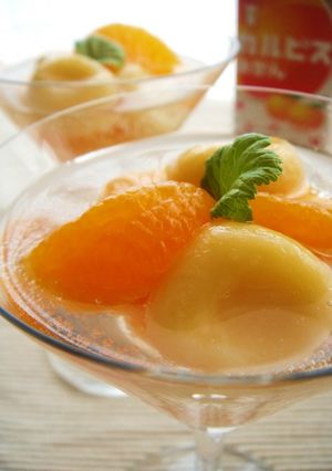 カルピス白玉のさわやかポンチ-レシピのメイン写真