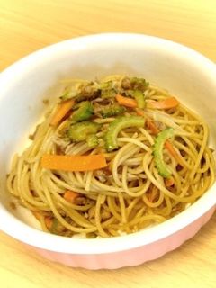 *ゴーヤとツナの和風パスタ*-レシピのメイン写真