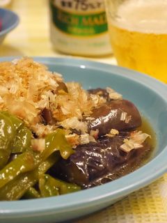 めんつゆで簡単★ナスとピーマンの焼き浸し-レシピのメイン写真