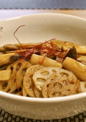 蓮根とエリンギの花椒キンピラ-レシピのメイン写真