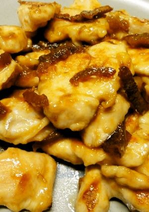 ＊ゆずの砂糖漬けで鶏胸肉炒め＊-レシピのメイン写真