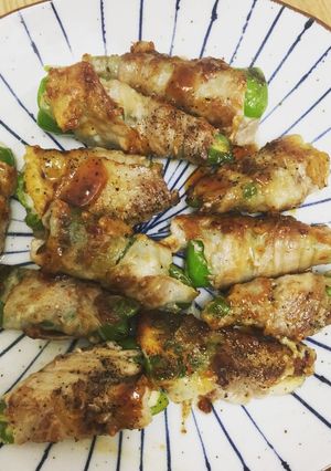 ピーマンの肉巻き チーズ入り-レシピのメイン写真
