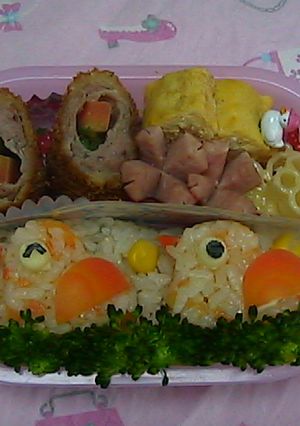 簡単！ひよこちゃん弁当《キャラ弁》-レシピのメイン写真