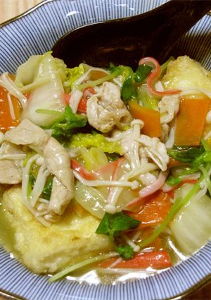 揚げ出し豆腐の季節野菜中華あんかけ-レシピのメイン写真