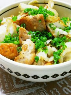 鶏むね肉とキャベツのレモンバター醤油炒め-レシピのメイン写真
