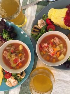 炊き込みチキンライスでオムライス-レシピのメイン写真