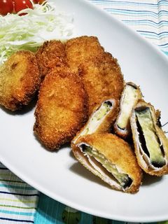 ナスの肉巻きフライ-レシピのメイン写真