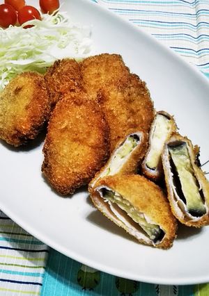 ナスの肉巻きフライ-レシピのメイン写真