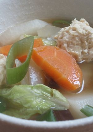 けんちん鶏つみれ汁-レシピのメイン写真