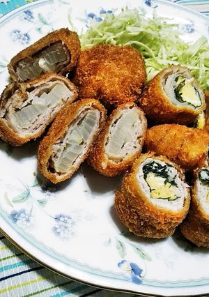 新玉ねぎの肉巻きフライ-レシピのメイン写真