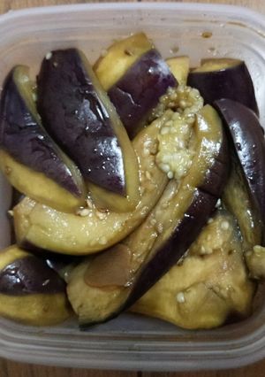 レンジなすの煮びたし風青じそ味-レシピのメイン写真