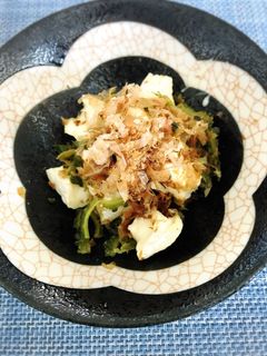 ゴーヤとカマンベールチーズの和え物-レシピのメイン写真