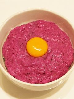 紫やまいものとろろご飯-レシピのメイン写真