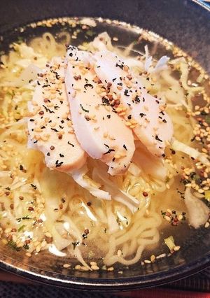 インスタントで簡単♪冷製塩ラーメン-レシピのメイン写真