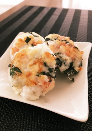 むきえびと大葉のはんぺん焼き〜チーズ風味-レシピのメイン写真