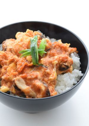 木の子のトマ玉丼-レシピのメイン写真