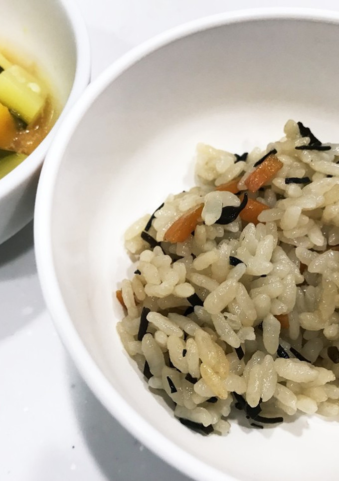 ひじきの炊き込みご飯 離乳食完了期-レシピのメイン写真