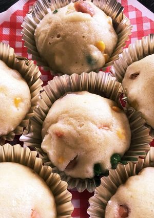 [離乳食完了期]HMで蒸しパン-レシピのメイン写真