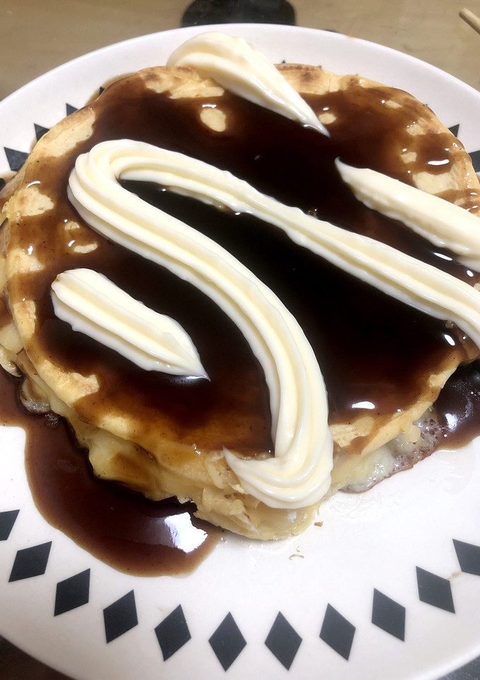 チーズお好み焼き風 簡単-レシピのメイン写真