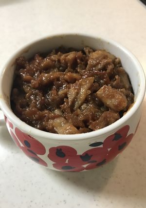 油味噌（豚肉の佃煮）-レシピのメイン写真