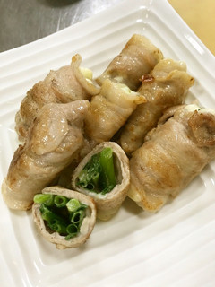 青ネギの豚肉チーズ巻【JA福岡市】-レシピのメイン写真