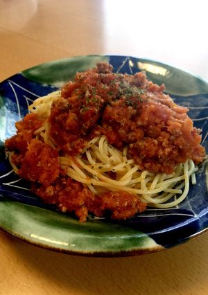 懐かしい給食の本格ミートソース-レシピのメイン写真
