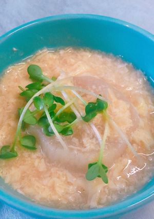 レンチンで簡単!大根の卵あんかけ♡-レシピのメイン写真