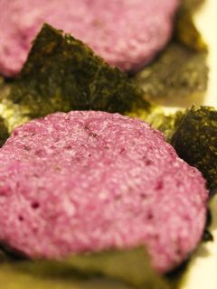 紫やまいもの磯辺焼き-レシピのメイン写真