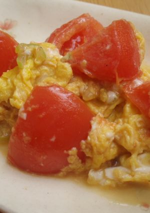 簡単☆卵とトマトの炒め物-レシピのメイン写真