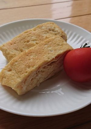 卵と豆腐の卵焼き-レシピのメイン写真