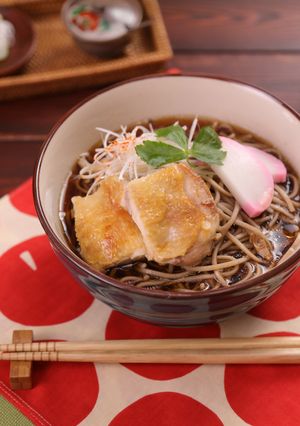 年越しに☆簡単鶏だしそば-レシピのメイン写真