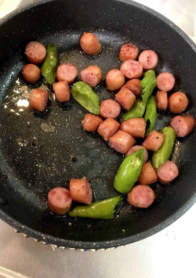 ししとうとウインナーのイタリアン風炒め物-レシピのメイン写真