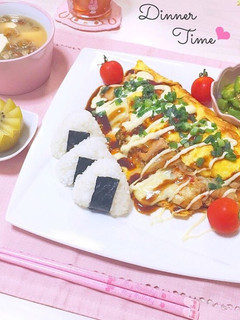 とろうま♡キムチもちーずとんぺい焼き♪-レシピのメイン写真