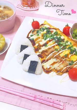 とろうま♡キムチもちーずとんぺい焼き♪-レシピのメイン写真