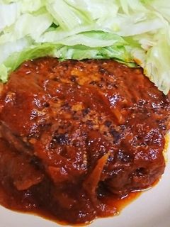 煮込みハンバーグ-レシピのメイン写真