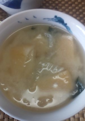 白菜の固い部分も味噌汁-レシピのメイン写真