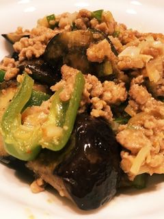 茄子とピーマンの肉そぼろ-レシピのメイン写真