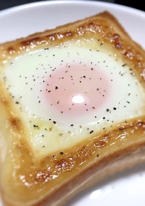超ズボラ飯！マヨ卵パン-レシピのメイン写真