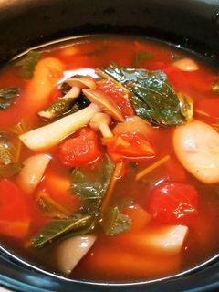 モロヘイヤのトマトスープ-レシピのメイン写真